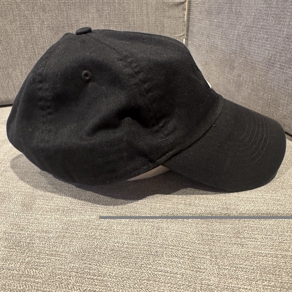 Nike Mens OSFA Heritage86 Dad Hat Black Embroidered Swoosh Adjustable Strapback - Picture 4 of 7
